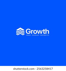 Growth logo. Technology, software, finance, investment, etc. logo template for businesses.