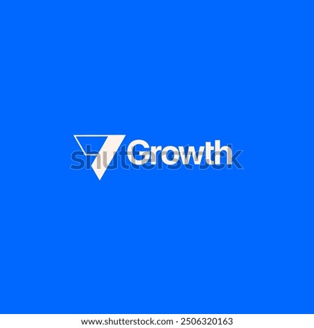 Growth logo. Technology, software, finance, investment, etc. logo template for businesses.