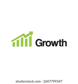 Growth logo. Logo template for businesses. Vector