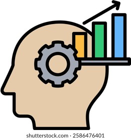 Growth Mindset Icon Element for Design