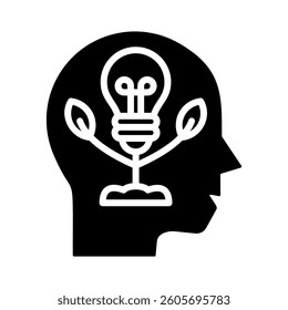 Growth Mindset Icon Element for Design