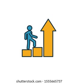 Growth Mindset icon. Simple element from soft skills icons collection. Creative Growth Mindset icon ui, ux, apps, software and infographics.