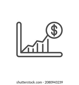 growth modern thin line icon