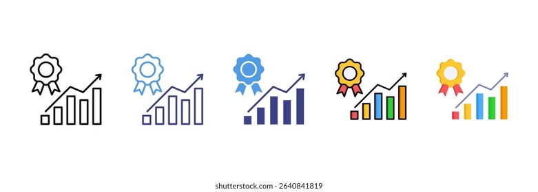 Growth Multi Style Icon Set