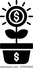 Crecimiento Nuevo Vector de diseño de iconos creativos