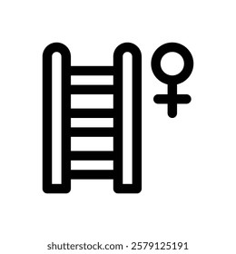 Growth opportunities. Editable stroke vector icon.