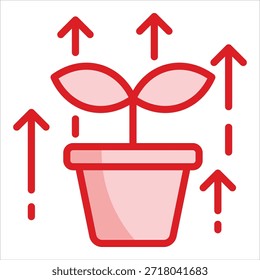 Icono de oportunidades de crecimiento para el diseño