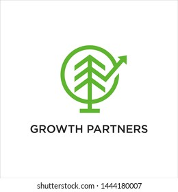 growth partners logo stock design