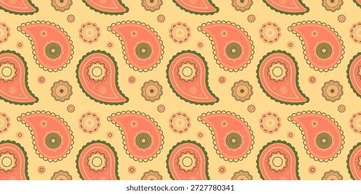 Padrão de crescimento como tapete scrapbook. Tranquilidade estilo por cores incrível. Tinta ornamentada por textura tropical. Cores complexas em surreal vibrante.