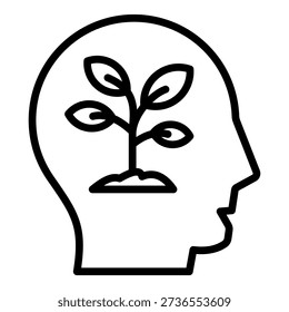 Growth Philosophy Icon Element For Design