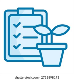 Elemento de icono de Plan de crecimiento para diseño