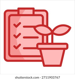 Elemento de icono de Plan de crecimiento para diseño