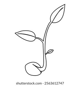 Growth plant continous single line art drawing which plays an important role in improvement
of the invironment and protecting biodiversity.