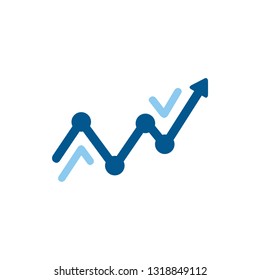 Growth progress icon