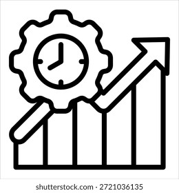 Elemento Ícone De Progresso De Crescimento Para Design