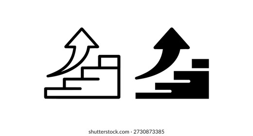Crecimiento y progreso: flechas hacia arriba en los gráficos de barras que ilustran el éxito empresarial.