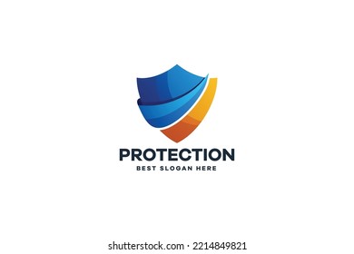 Growth Protection Business Logo Icon Template