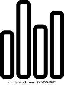 growth rank statics icon . analytics icon design template vector isolated