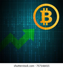 growth rate bitcoin infographics