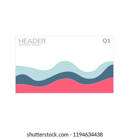 Vector de infografía del gráfico de tasas de crecimiento