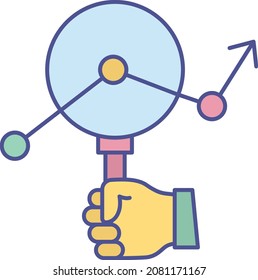 growth search Isolated Vector icon which can easily modify or edit

