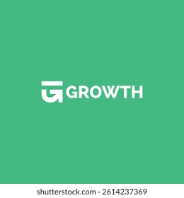 GROWTH SHARE MARKET LOGO WITH MARKET UP ICONE
