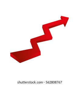 Growth up statistics icon vector illustration graphic design