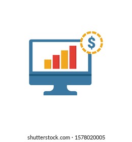 Growth Stock icon. Simple element from personal finance icons collection. Creative Growth Stock icon ui, ux, apps, software and infographics.
