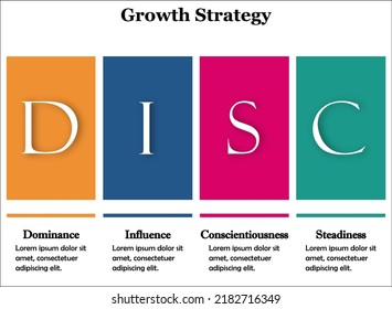 Growth Strategy Concept in an Infographic template