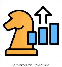 Symbol für Wachstumsstrategie für Design