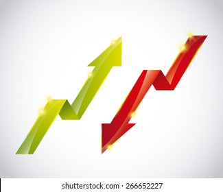 growth symbol design, vector illustration eps10 graphic 