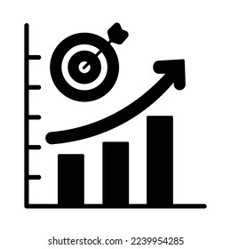 Icono del vector de crecimiento totalmente editable

