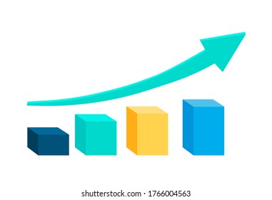 The growth of the team background. Modern illustration slider site page. Work on the growth of the web banner team. Growth of a strategic team of workers concept.Vector design image.