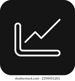 Icono de Crecimiento Equipo y Administración con estilo de línea rellena en negro. línea, flecha, aumento, progreso, éxito, diagrama, crecimiento. Ilustración del vector