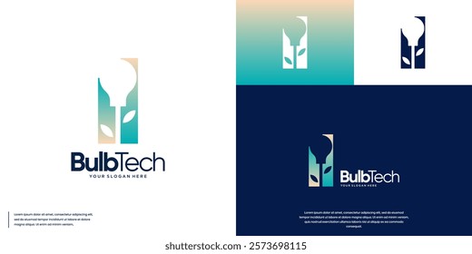 growth technology logo, modern agriculture, science, education, vector graphic design.