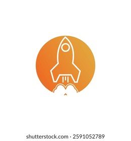 growth, technology, startup, rocket, icons.