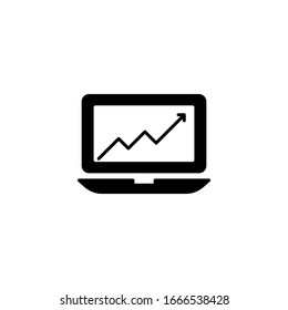 Growth traffic concept vector illustration icon