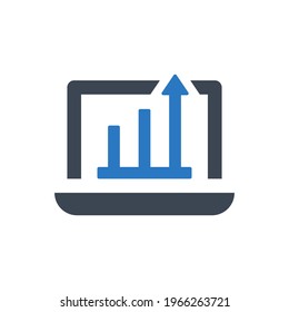 Growth traffic icon - Simple vector illustration