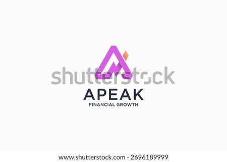 growth triangle logo design beyond business targets.