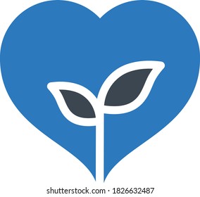 growth vector glyph color icon 