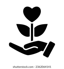 Growth Vector Glyph Icon For Personal And Commercial Use.
