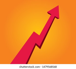 Growth vector graphic design art.