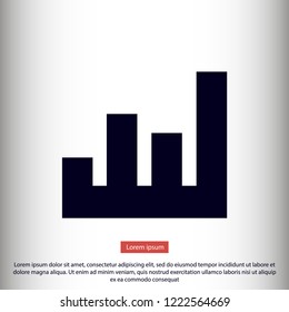growth vector icon 10 eps