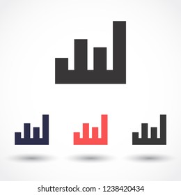 growth vector icon 10 eps