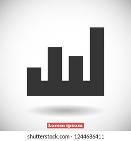 growth vector icon 10 eps