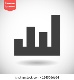 growth vector icon 10 eps