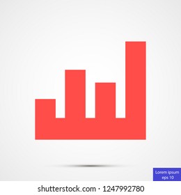 growth vector icon 10 eps