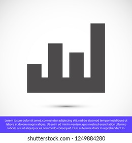 growth vector icon 10 eps