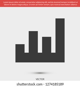 growth vector icon 10 eps