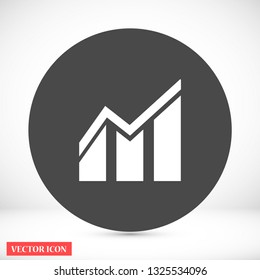 growth vector icon 10 eps